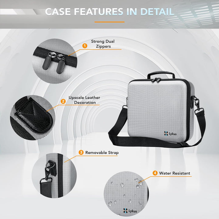 Lykus Spartan MM400 Tasche/Koffer/Case/Bag/Tragetasche für DJI Mini 4 Pro/Mini 3/Mini 3 Pro, Passend