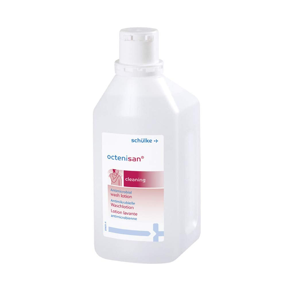 5x 1000 ml Schülke Octenisan® Waschlotion Reinigungslotion Flüssigseife, mit Allantoin, parfümfrei U