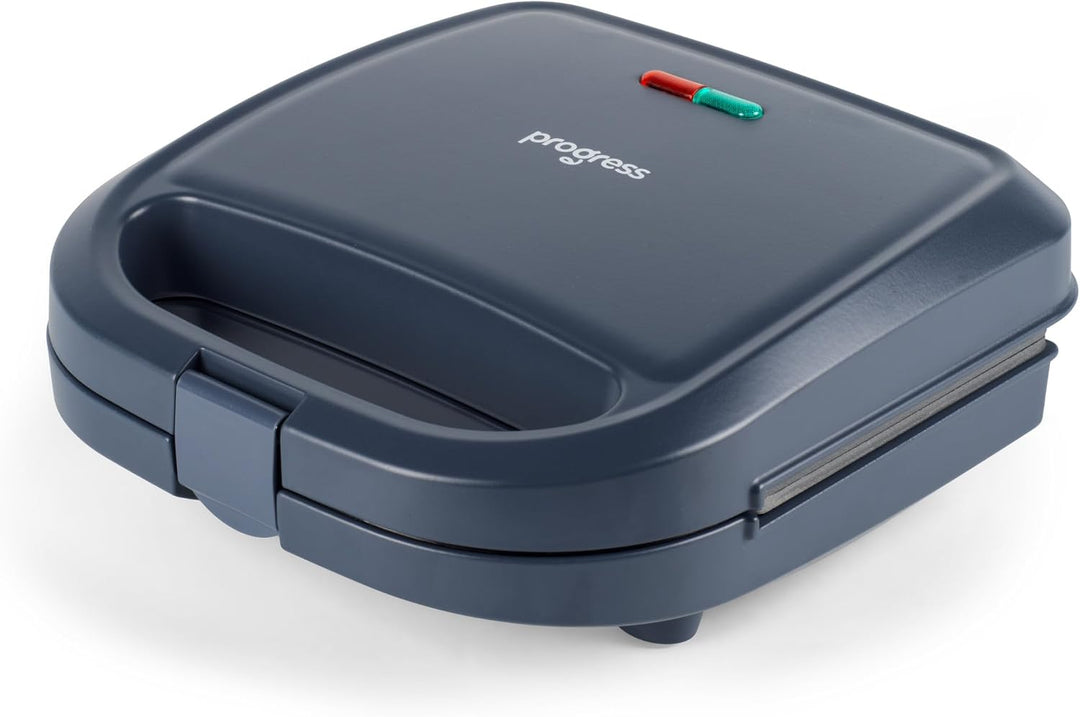 Progress Mellow Sandwichmaker, 2 Scheiben, 750 W | Antihaftplatten, automatische Temperaturregelung,
