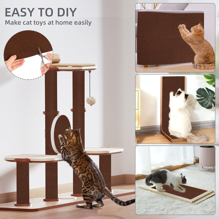 Kratzmatte Selbstklebend Kratzschutz Sofa Katze: DIY Kratzbrett Katze Kratzteppich Katzen Wand - Ant