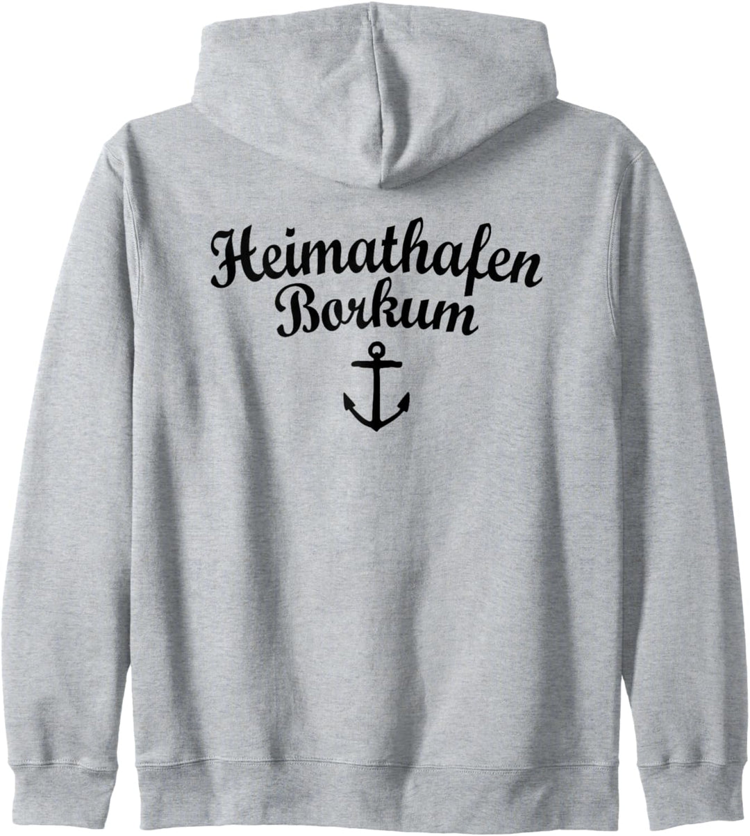 Heimathafen Borkum (Schwarz) Borkum Kapuzenjacke