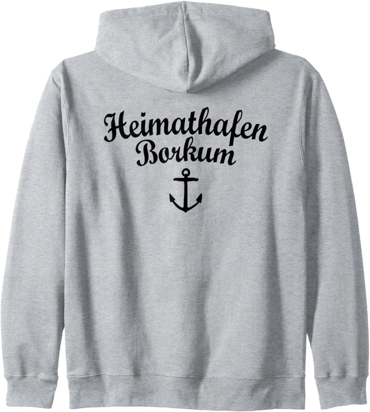 Heimathafen Borkum (Schwarz) Borkum Kapuzenjacke