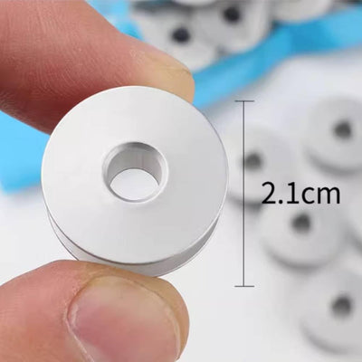 100 Stück Spulen Nähmaschine, Metallspule Nähspule Metall-Nähspulen für universelle Industrienähmasc