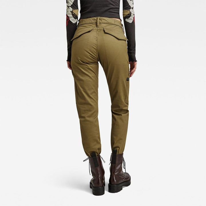 G-STAR Damen Slim Cargo Pants 24W / 30L Grün (Dark Olive D23572-c072-c744), 24W / 30L Grün (Dar