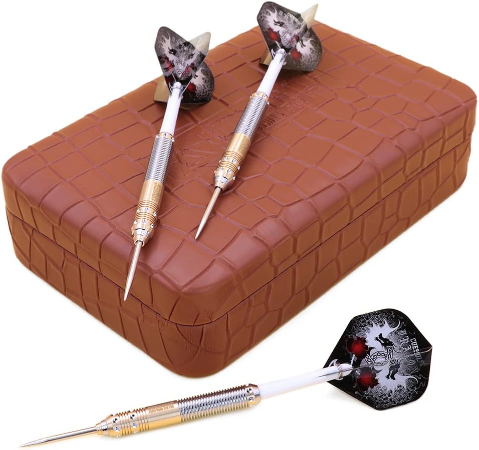 CUESOUL Dragon Deluxe Messing Steel Dartpfeile, 21 Gramm J2106 23 Gramm, J2106 23 Gramm