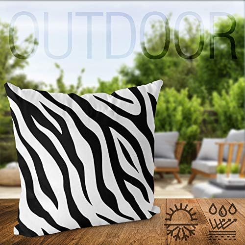 VOID Zebramuster gestreift Kissenbezug Kissenhülle Sofakissen Kissen Deko Outdoor-Kissen Dekokissen,