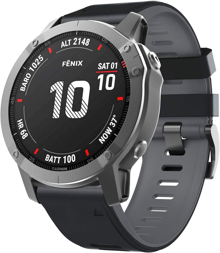 NotoCity Armband für Garmin Fenix 6x/6x Pro/5x/5x Plus/7x/7x Pro/8 51mm, Quickfit 26mm Uhrenarmband