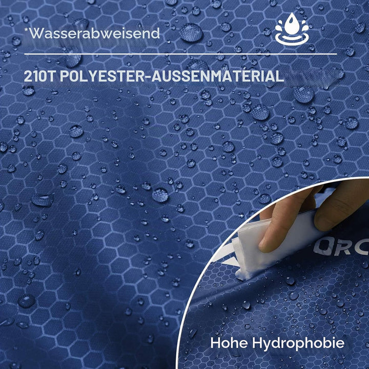 Forceatt Schlafsack 3~4 Jahreszeiten, -5°C Flanell und 20°C Polyester Schlafsack für Erwachsene, was