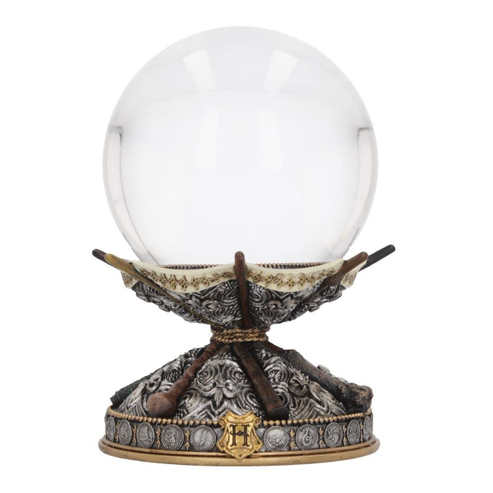 Nemesis Now Harry Potter Zauberstab, Kristallkugel und Halterung, 16 cm, Silber, Kunststoff