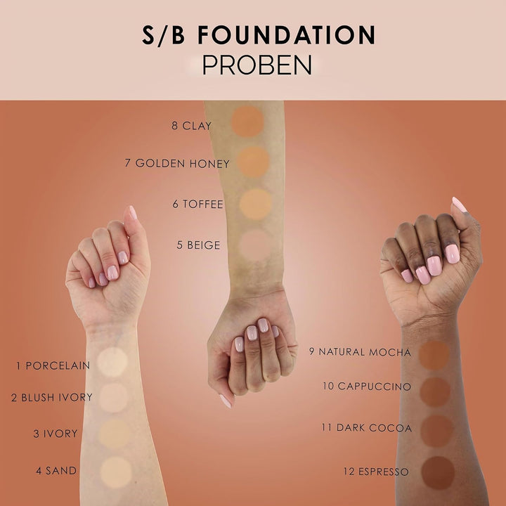 TEMPTU S/B FOUNDATION / 30ML (03 Ivory) 30 ml (1er Pack) 03 Ivory, 30 ml (1er Pack) 03 Ivory