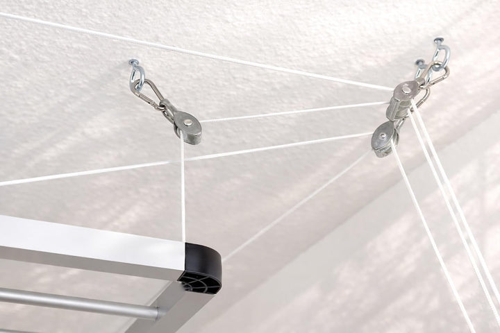 DRY-SMART Lift Deckenwäscheständer - Deckentrockner - Wäscheständer für die Decke 120cm für Badewann