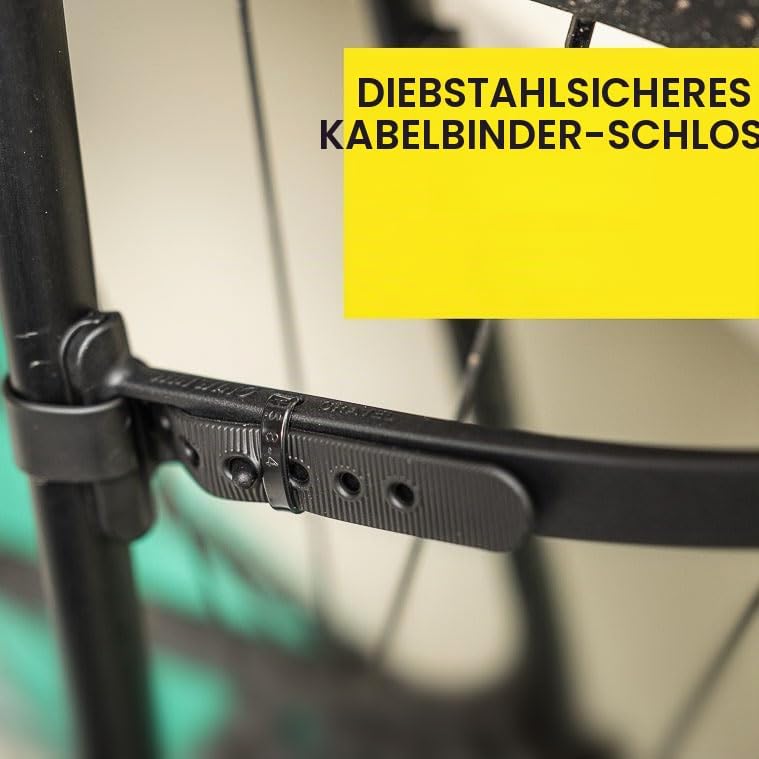Ass Savers Win Wing 2 Road – Blaue Punkte, Hinterradschutzblech für Gravel-Bikes mit schwarzem Querl