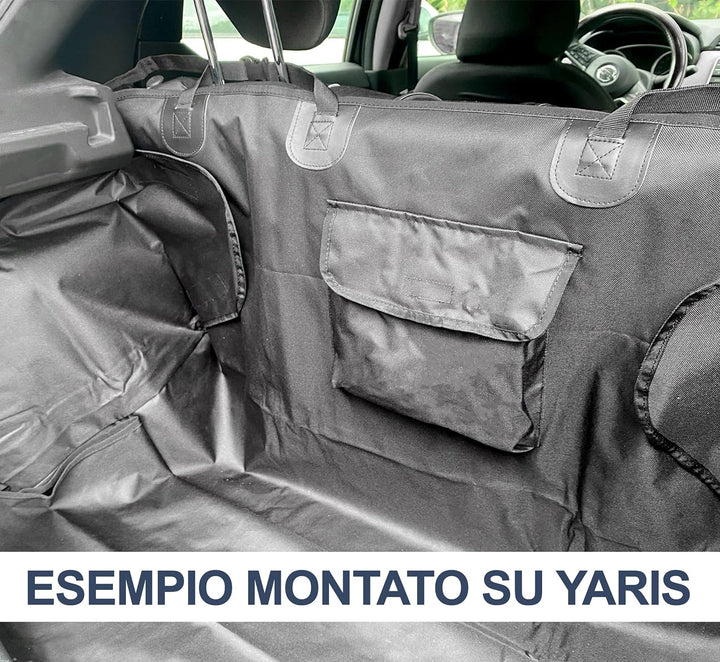 Auto Accessori Lupex - Autoabdeckung für Hunde, Kofferraumschutz, universell, wasserdicht, Material