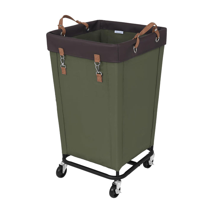 StorageWorks 160L Wäschesammler mit Rädern, grosser Wäschekorb auf Rollen für Wäsche, Wäschewagen mi