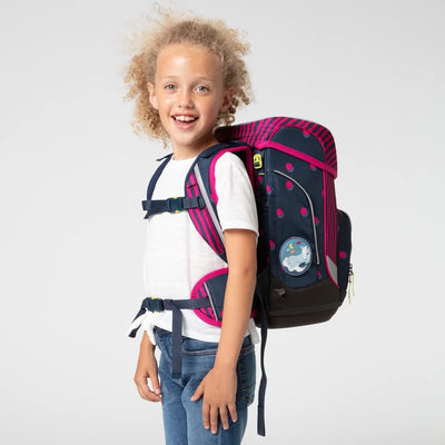 ergobag Cubo Set Ergonomischer Schulrucksack, 5 Stück Einheitsgrösse Schubi Dubär - Blau, Einheitsgr