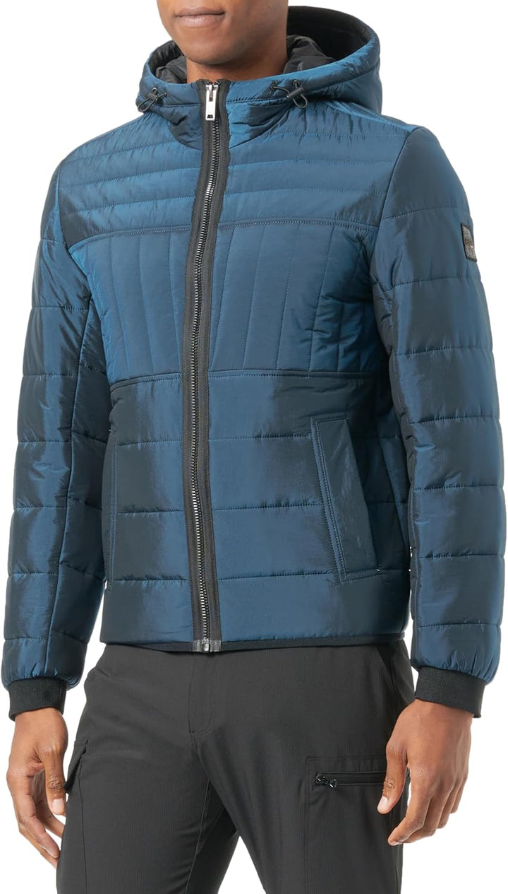 BOSS Herren Omir1 Wasserabweisende Regular-Fit Jacke aus verschiedenen Materialien 44 Open Green388,