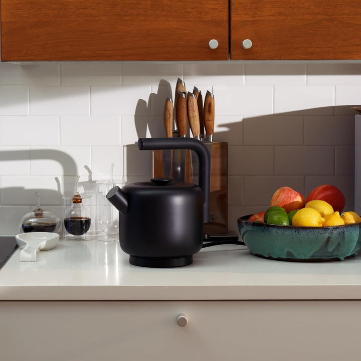 Fellow Clyde Electric Kettle - Modernes Fassungsvermögen Twist On Stovetop Design, Allzweck, Edelsta