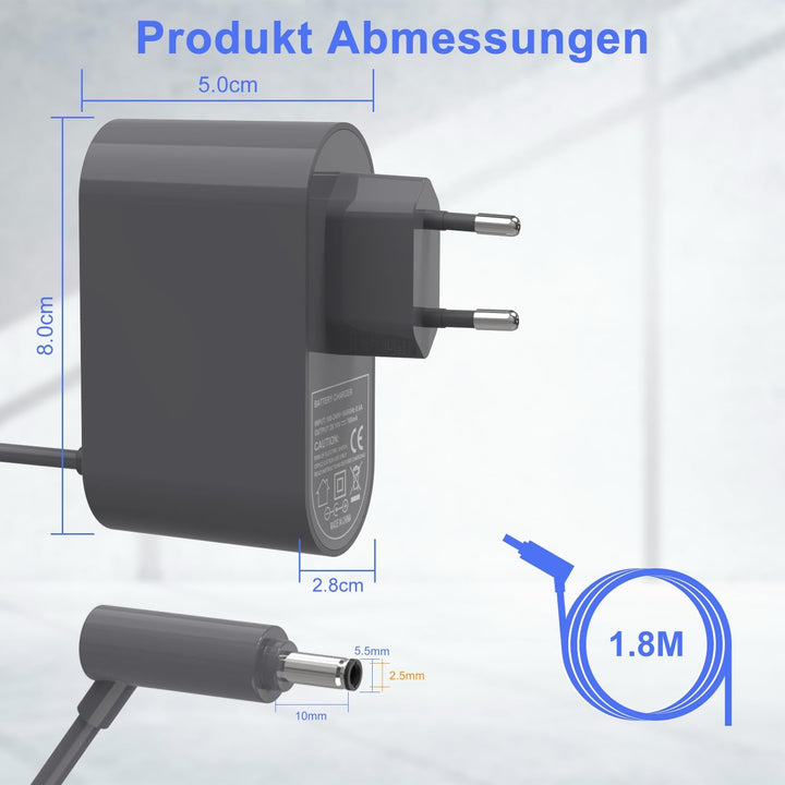 LIANSUM 26.1V Ladekabel Netzteil für Dyson V8 V7 V6 DC58 DC59 DC60 DC61 DC72 SV03 SV04 SV05 SV06 SV0
