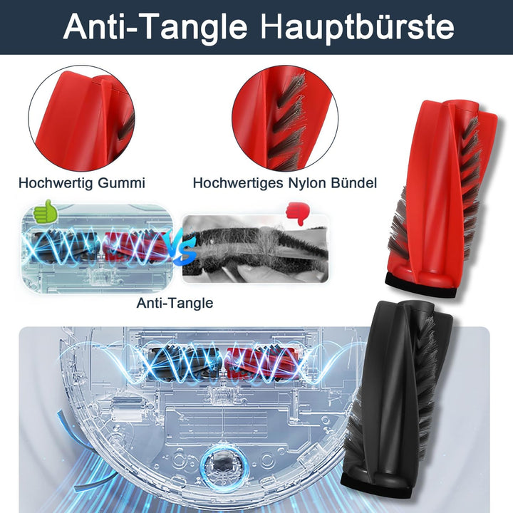 Zubehörset für Roborock Qrevo S5V /Qrevo Curv/Qrevo Curv S5X / Qrevo Edge/Qrevo Edge S5A Saugroboter