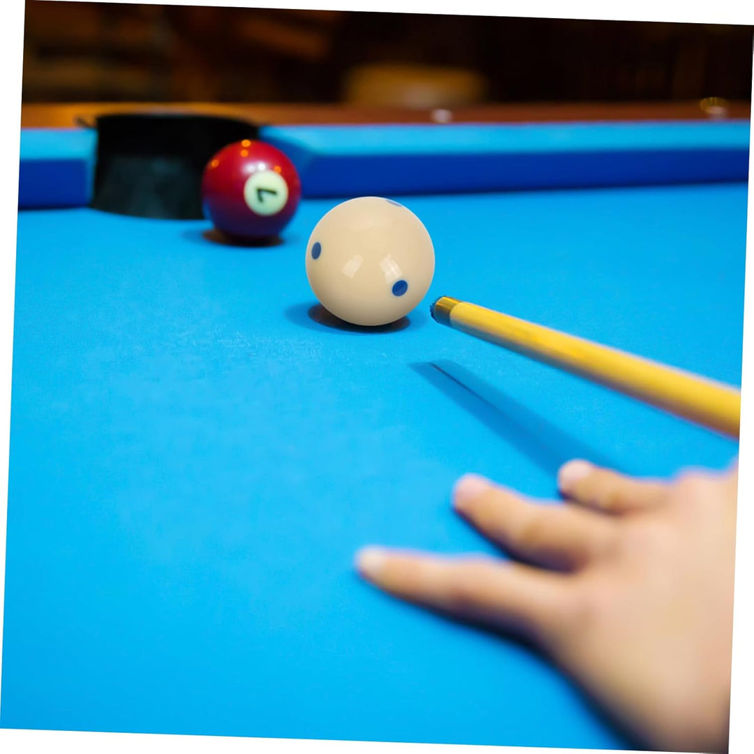 VICASKY 2stücke Weisse Billardkugel Trainingsbälle Mit Punkten Für Sport-billardkugel Praxis Billard