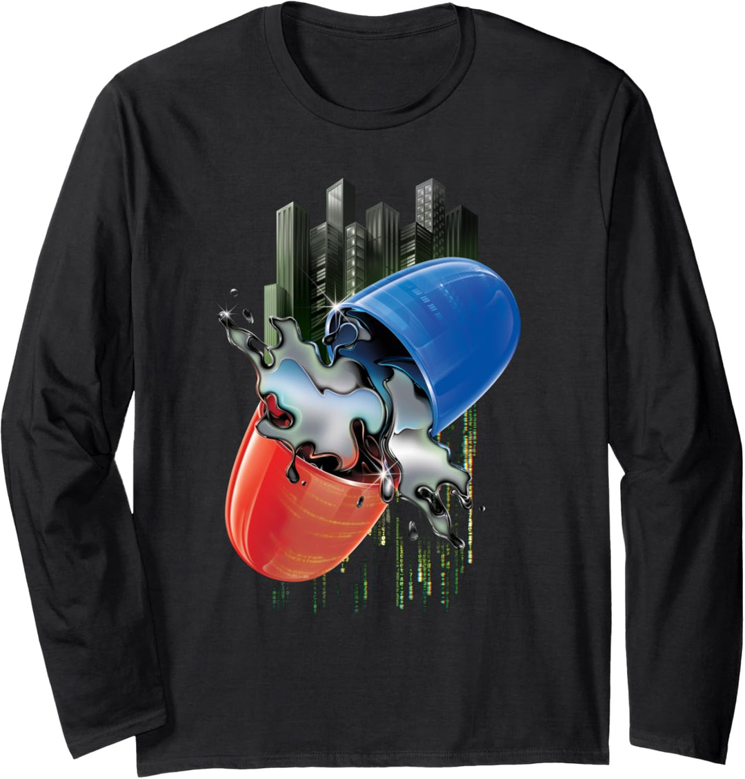 WB 100: The Matrix Red Or Blue Pill Langarmshirt
