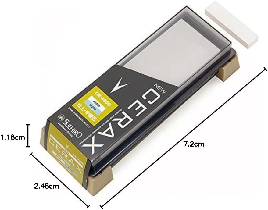 Suehiro Cerax CR-4800 Kombinations-Schleifstein, # 6000/# 1000 (WA), Einweichstein CR-4800 (#1000/#6