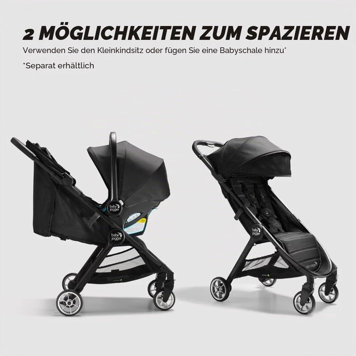 Baby Jogger City Tour 2 Reisebuggy | Kleiner, leichter und kompakter Buggy mit Einhandfalt | Everett