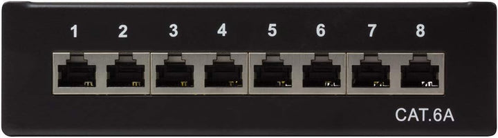 LogiLink Professional Cat.6A (500 MHz) Patchpanel - Verteilerfeld, Tisch/Wand/Desktop, STP (geschirm