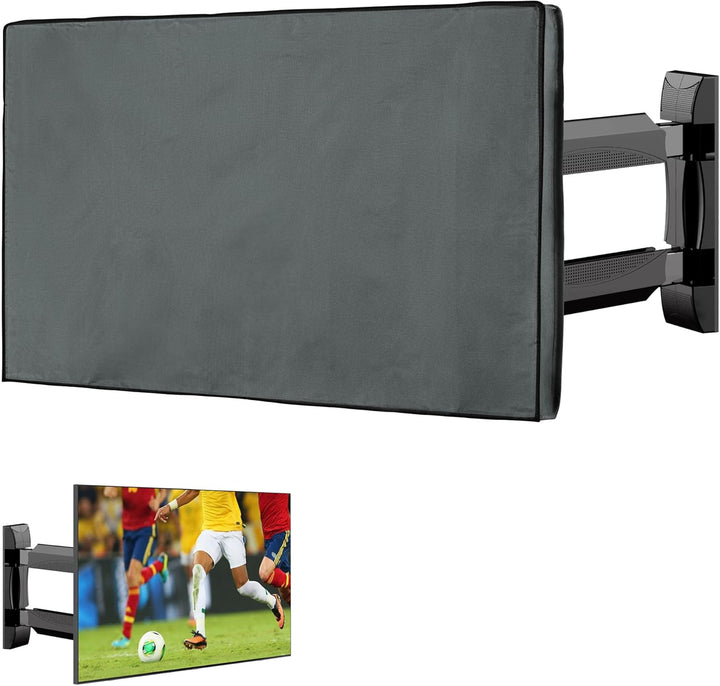 kwmobile 55" TV Outdoor TV Abdeckung - Fernseher Hülle Bildschirmschutz - Schutzhülle wetterfest - G