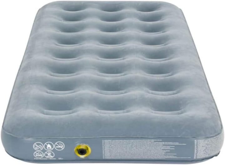 Campingaz Luftbett Quickbed Single - Indoor/Outdoor Luftmatratze eine Person, Velours Gästebett, Kom