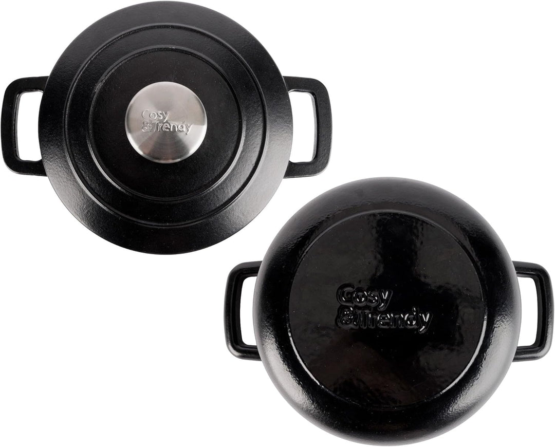 Cosy & Trendy Bratpfanne Fontestic Gusseisen Schwarz Ø 20 cm / 2,7 Liter - Emailliert