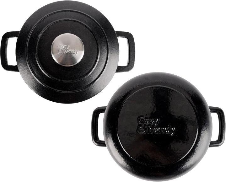 Cosy & Trendy Bratpfanne Fontestic Gusseisen Schwarz Ø 20 cm / 2,7 Liter - Emailliert