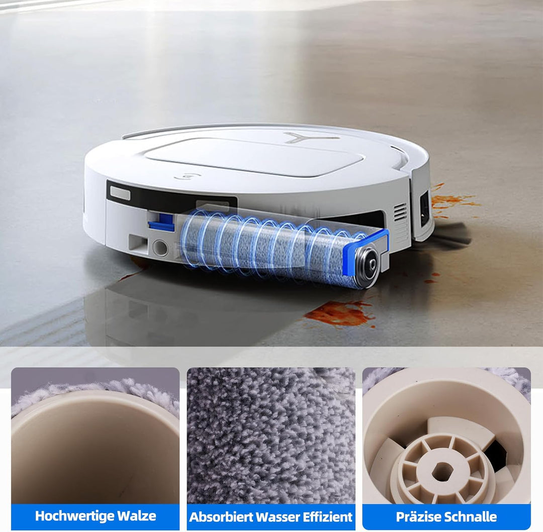 21 Stück Zubehörset für ECOVACS DEEBOT T80 Omni Saugroboter, Ersatzteile Zubehör 2 Anti Tangle Haupt