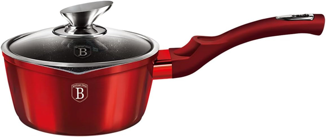 Berlinger Haus Metallic Line BH-1525N Stieltopf, 16 cm, Bordeaux