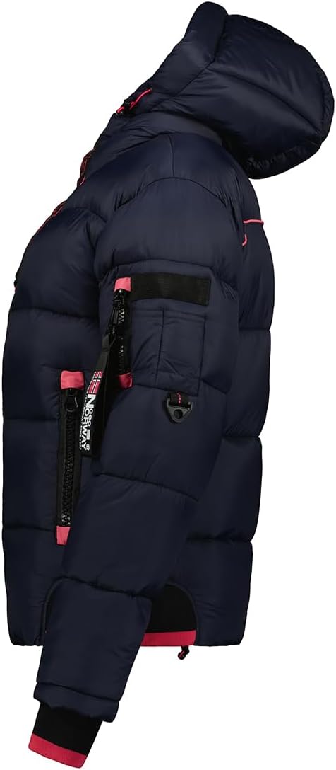 Geographical Norway Damen Calix Lady Jacke XXL Blau, Rosa, XXL Blau, Rosa