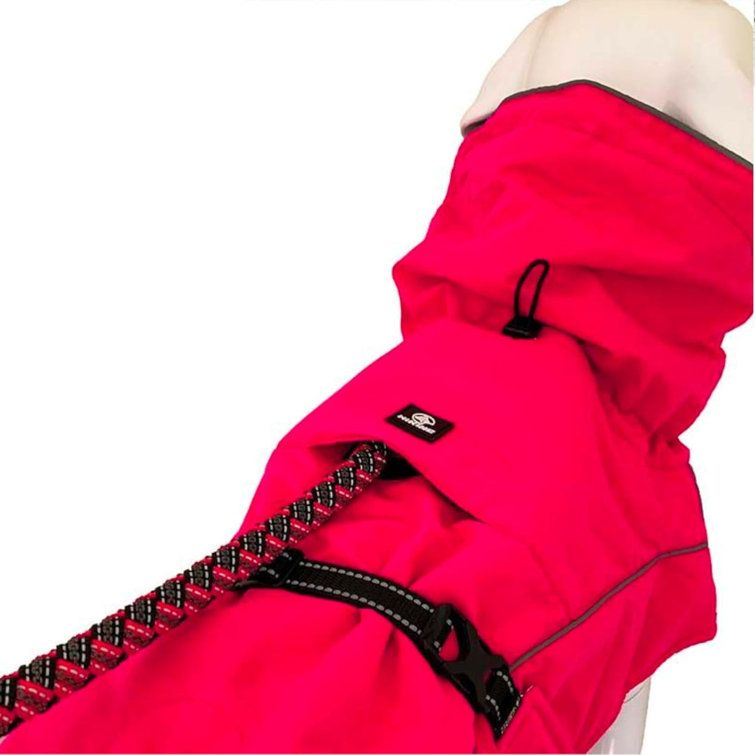 Croci C7081878 Hiking K2 Wintermantel, wasserdicht, wärmeausgleichend, für Hunde, Rosa (Fuchsia), 65