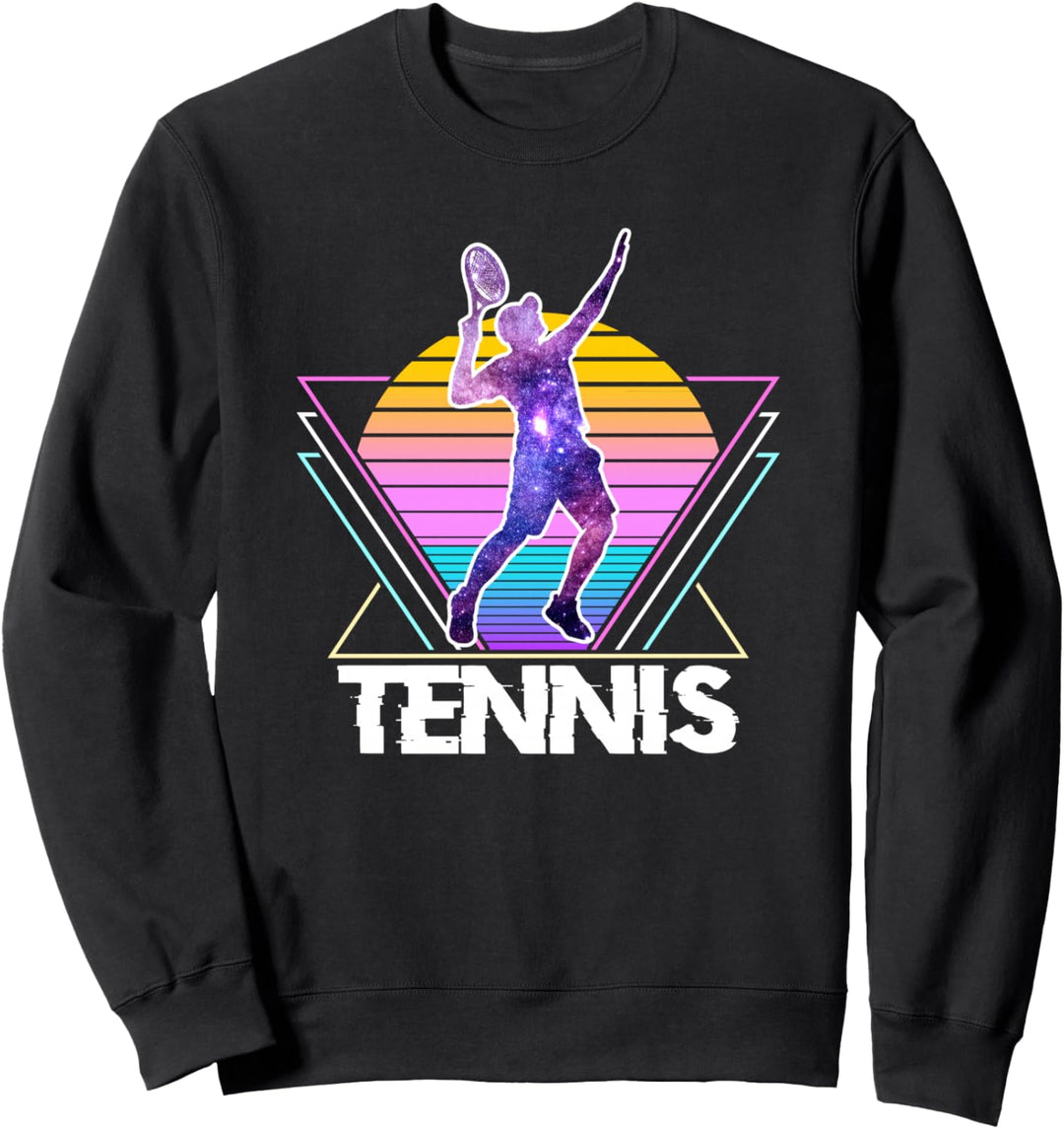 Tennis Sport Retro Vintage Vaporwave 90er Jahre Sweatshirt
