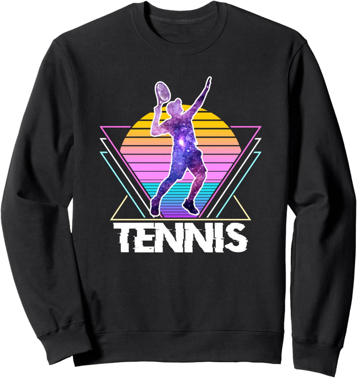 Tennis Sport Retro Vintage Vaporwave 90er Jahre Sweatshirt