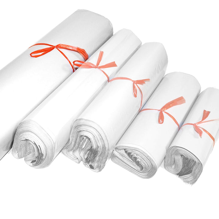 ESTEXO 100 Versandtaschen aus LDPE-Folie mit sicherem Selbstklebeverschluss, Blickdicht, 5 Grössen 6