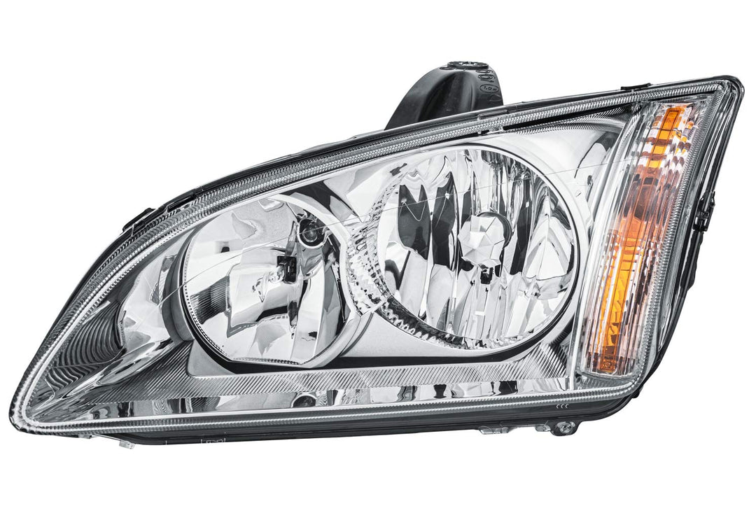 HELLA 1EL 010 201-011 Halogen Scheinwerfer - für u.a. Ford Focus II (DA_, HCP, DP) - chrom - ECE - f