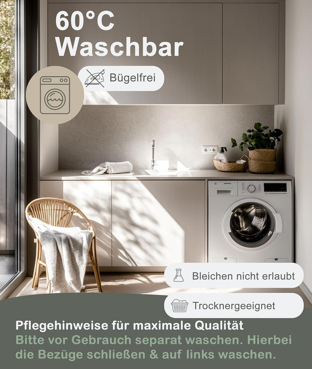LINKHOFF Sterne Babybettwäsche 100 x 135 | Flanell Kinderbettwäsche 135x100 Beige Blau | Fein-Biber