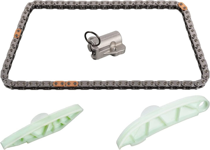 febi bilstein 170589 Steuerkettensatz für Nockenwelle, mit Gleitschienen und Kettenspanner, 1 Stück