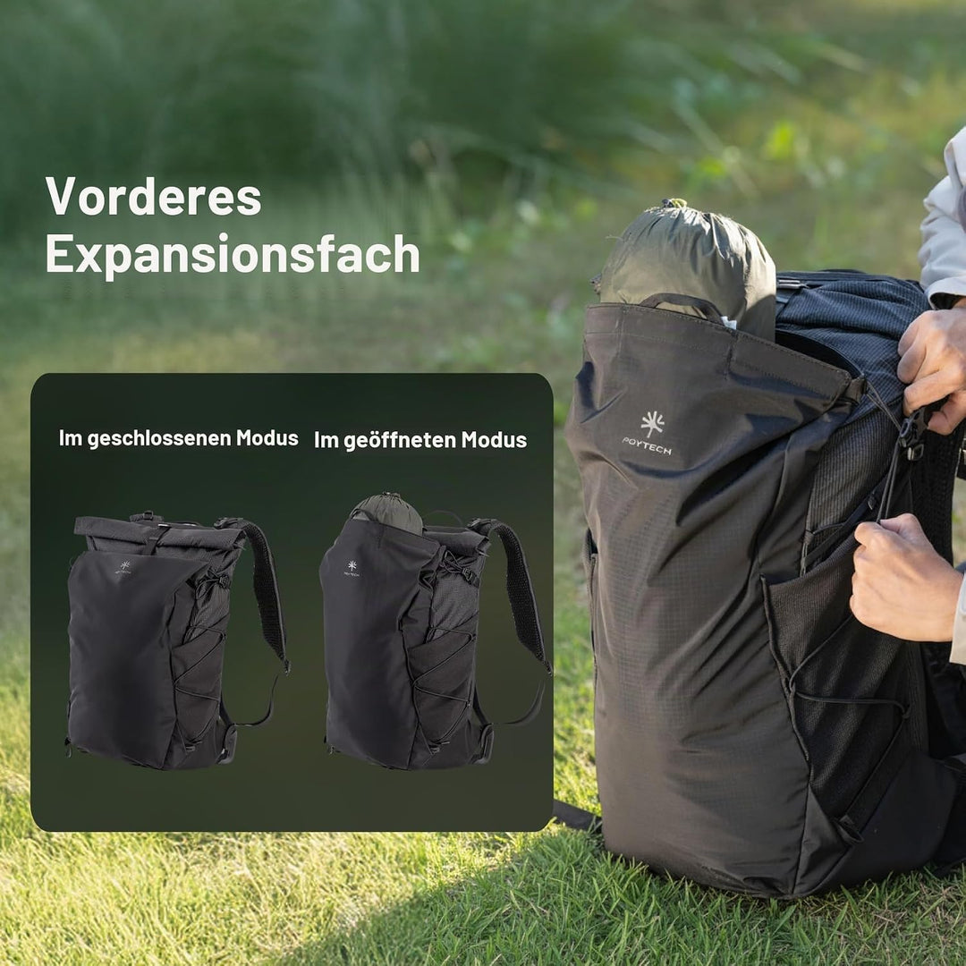 PGYTECH OnePro Ultralight Kamerarucksack Erweiterbar 20L-40L Outdoor Reisen Lila 30L, Lila 30L