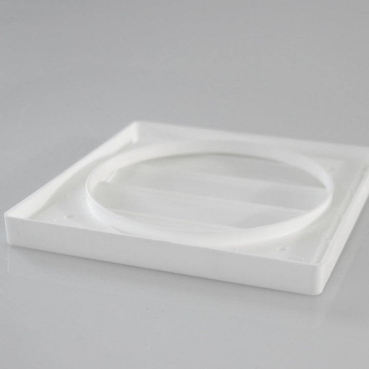 calimaero® VK Lüftungsgitter 125mm bewegliche Lamellen schliesst selbsttätig/witterungsbeständig (UV