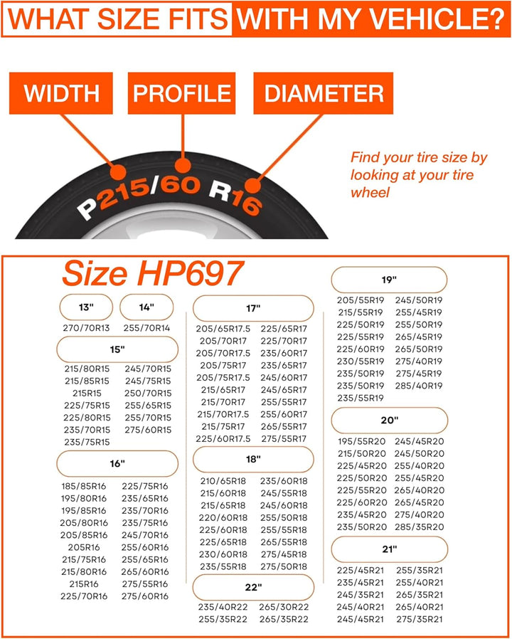 AutoSock AS_HP_697E Anfahrhilfe Grösse HP 697
