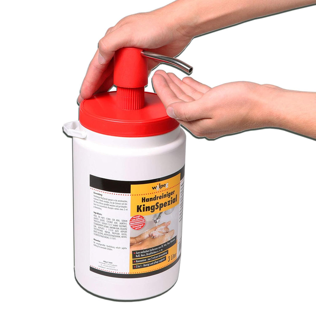 WILPEG Handreiniger 3 Liter - Seife, Waschpaste, Handwaschpaste für starke Verschmutzungen wie Farbe