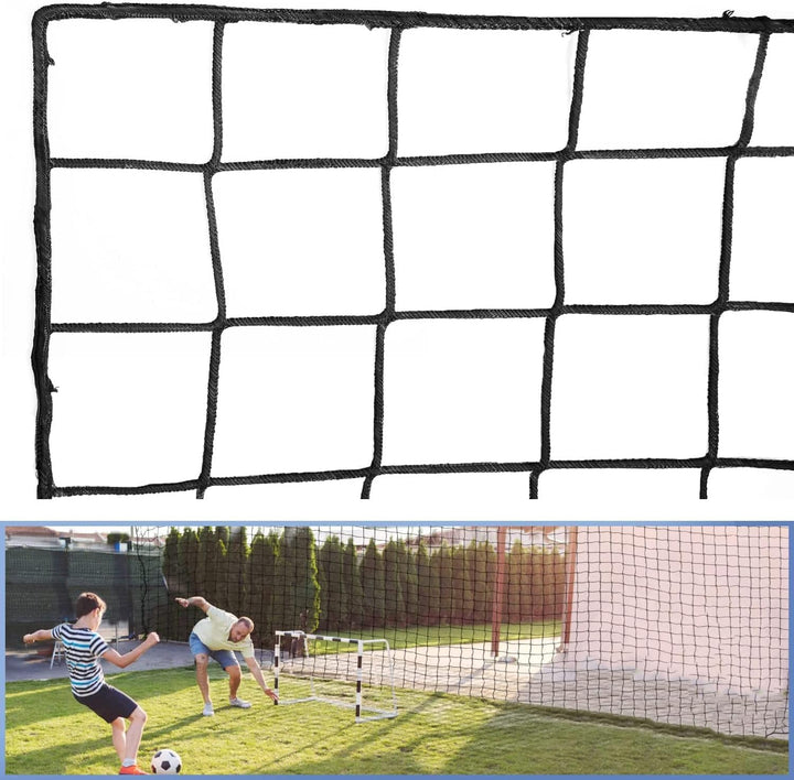 Wiseek Soccer Backstop Netz, High Impact Soccer Barrier Netz, Nylon Soccer Practice Sports Netting 1