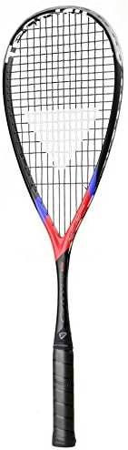 Tecnifibre 12CAR125SG Carboflex 125 X-Speed Squashschläger Schwarz, Rot, Blau mit 3/4 Hülle
