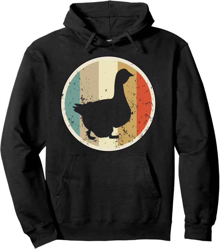 Gans Gänsezucht Gänse Geflügel Geflügelzüchter Retro Vintage Pullover Hoodie
