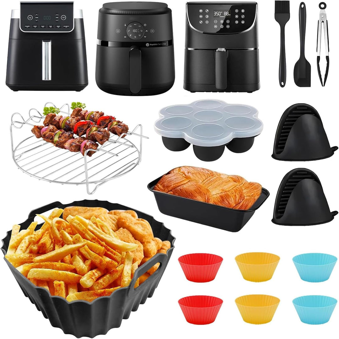Heissluftfritteuse Zubehör Set für Philips Airfryer 2000 Series NA229/00 4,2L, Philips Airfryer Zube